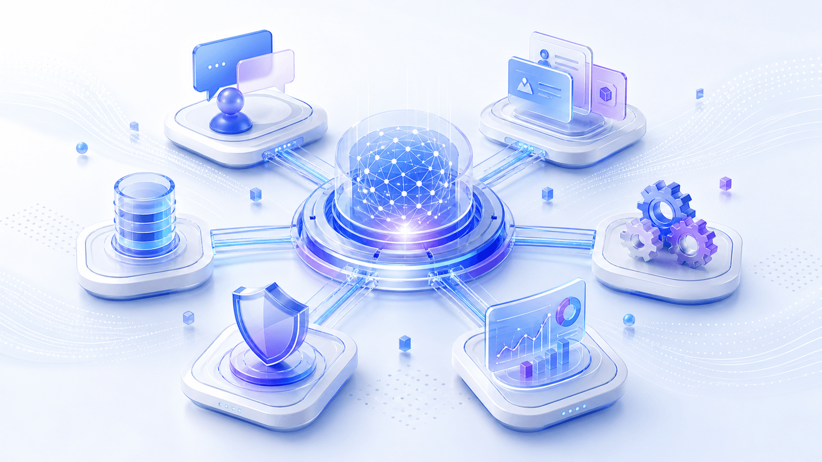 AI Native 产品把概率模型、上下文、工具、控制权和反馈闭环组织成可预期任务体验的封面图