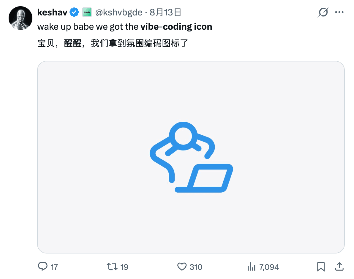 Vibe Coding Icon - Calm and Composed