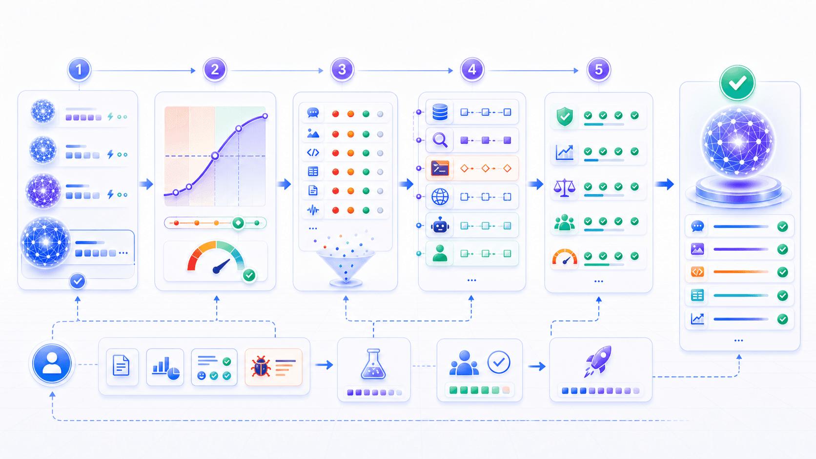 Product engineering selects models by task thresholds and adds evaluation, retrieval, tools, and workflows for reliability